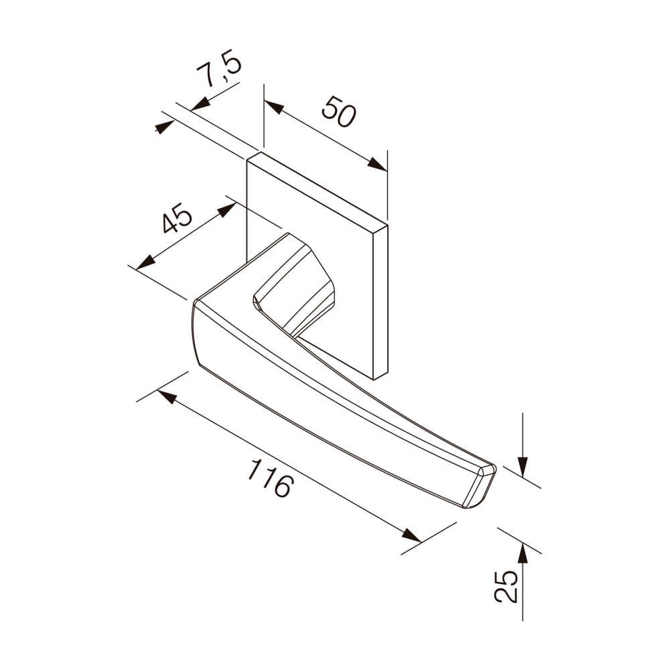 FECHADURA EXTERNA SEATTLE ROSETA CROMADO 115/90E CR PADO