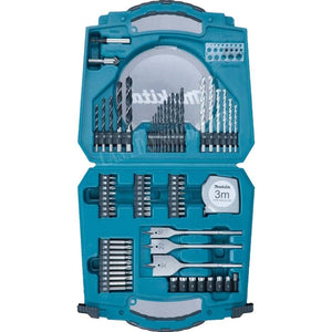 CONJUNTO DE BITS E BROCAS COM 71 PEÇAS MAKITA