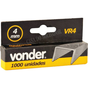 GRAMPO 4MM VR-4 CAIXA COM 1.000 PEÇAS 28.98.100.000 VONDER