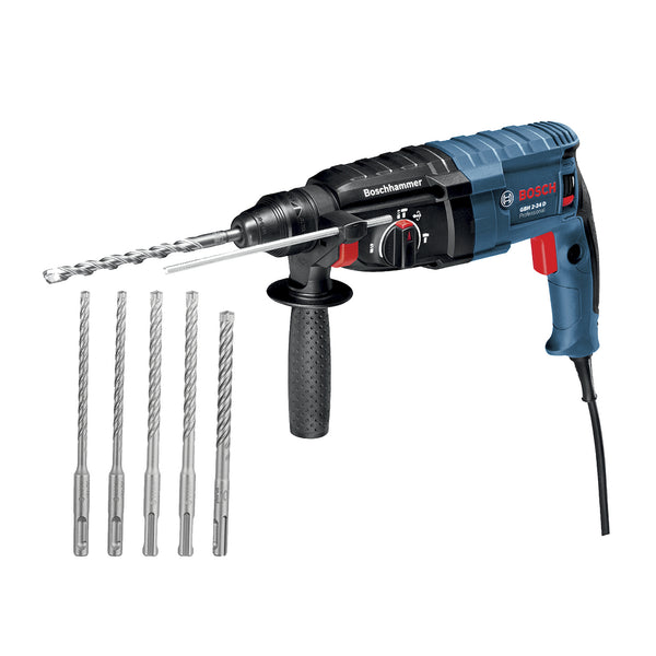MARTELO PERFURADOR ROMPEDOR GBH 2-24D 06112A02E7 820W 220V BOSCH
