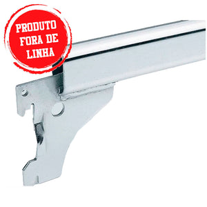 CABIDEIRO OVAL FICO 80CM CROMADO PARA TRILHO 6303040012