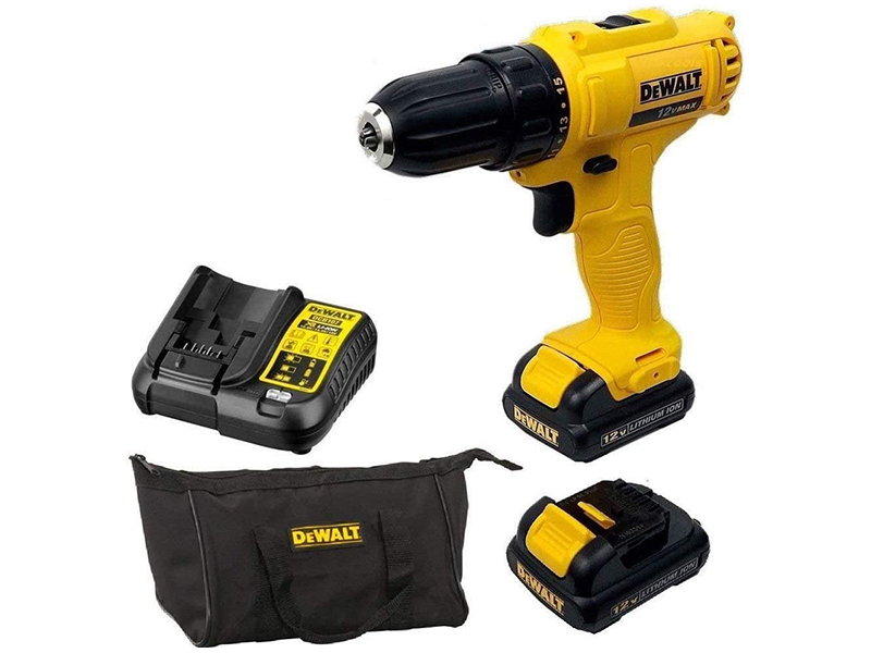 PARAFUSADEIRA/FURADEIRA 3/8'' 12V MAX  ÍON DE LÍTIO DCD700C2-BR DEWALT