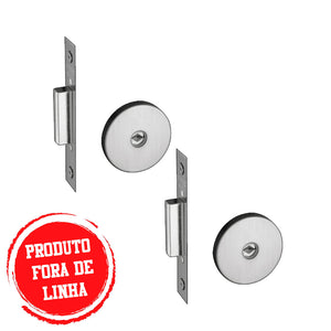 CONJUNTO FECHADURA AUXILIAR 2 TRAVAS QUÁDRUPLA REDONDA SM1000 CRA PADO