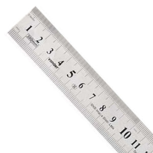 RÉGUA EM AÇO INOX 30CM 3561209000 VONDER