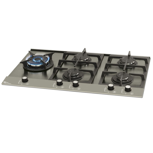 FOGÃO COOKTOP 5Q PLATINUM PRIME ESCOVADO 19784(51515) BIVOLT FISCHER