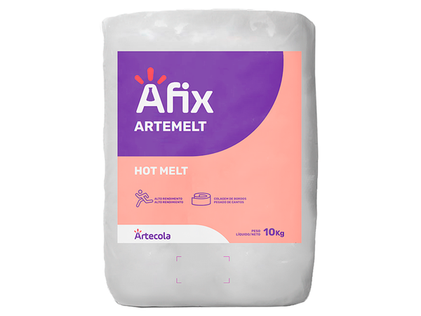 ADESIVO GRANULADO HOT MELT BRANCO 10KG 1824  AFIX