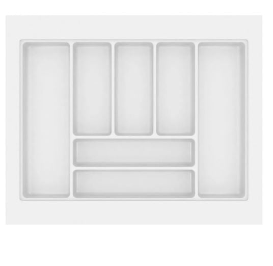 DIVISÃO DE TALHERES 625X440X50MM BRANCO 0805-BR CANGO