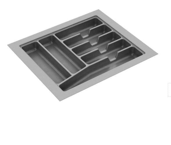 DIVISÃO DE TALHERES 410X480X50MM CINZA BRILHANTE 033-CZ CANGO