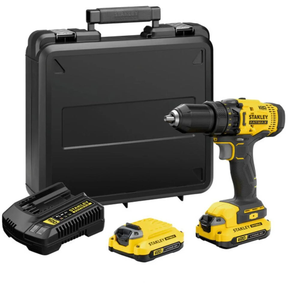 PARAFUSADEIRA / FURADEIRA 20V COM 2 BATERIAS SCD700C2K STANLEY