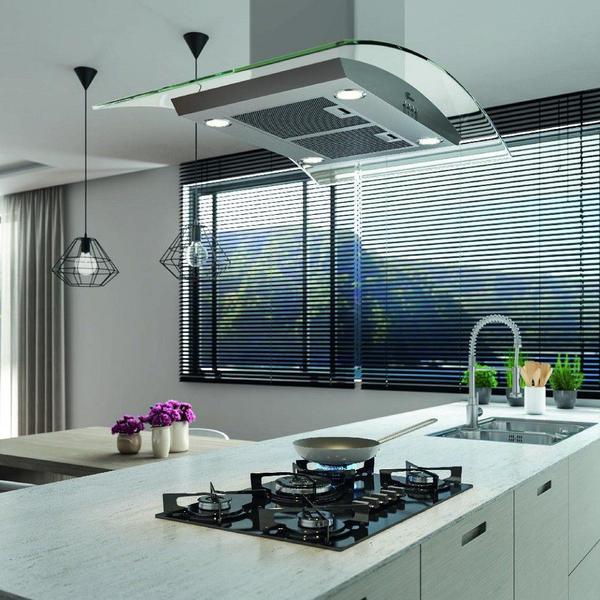 COIFA DE ILHA ISLAND VIDRO 90CM 5455(10174) 220V FISCHER