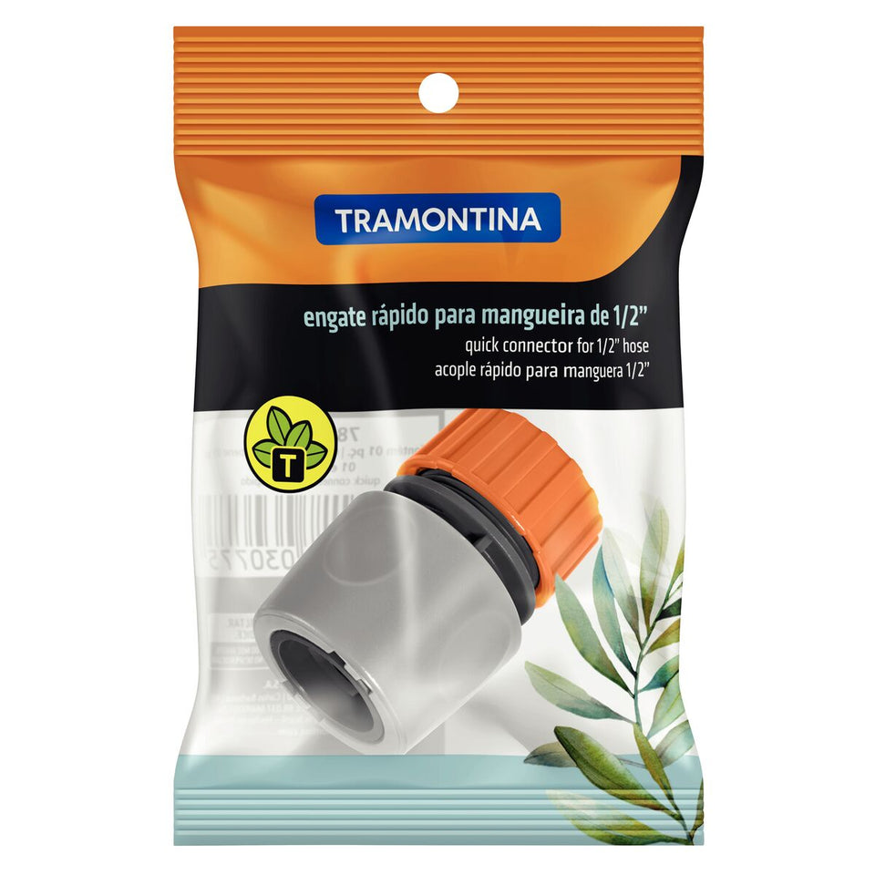 ENGATE RÁPIDO PLÁSTICO PARA MANGUEIRA DE 1/2" TRAMONTINA 78506000