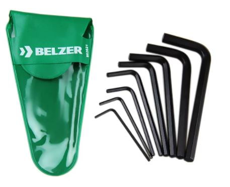 JOGO DE CHAVES HEXAGONAIS BELZER COM 8 PEÇAS 220903BBR