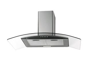 COIFA DE PAREDE FISCHER DEPURADOR OU EXAUSTOR TALENT FIT 90 CM VIDRO