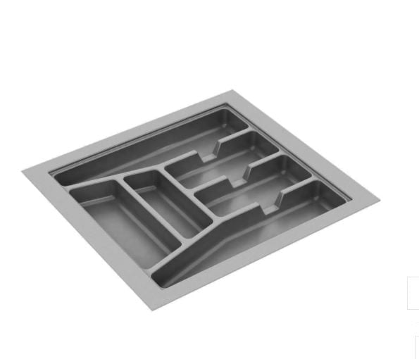 DIVISÃO DE TALHERES 440X480X50MM CINZA BRILHANTE 003-CZ CANGO