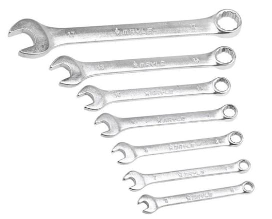 JOGO DE CHAVE COMBINADA MAYLE DE 6MM A 17MM COM 7 PEÇAS 102414MY