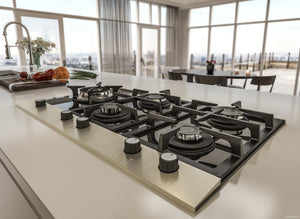 FOGÃO COOKTOP 5Q PLATINUM PRIME ESCOVADO 19784(51515) BIVOLT FISCHER