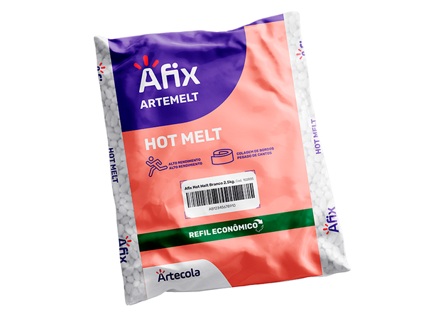 ADESIVO GRANULADA HOT MELT BRANCO 1824 2.5KG AFIX