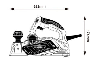PLAINA ELÉTRICA GHO700 700W 06015A90E0 220V BOSCH