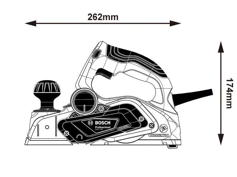 PLAINA ELÉTRICA GHO700 700W 06015A90E0 220V BOSCH