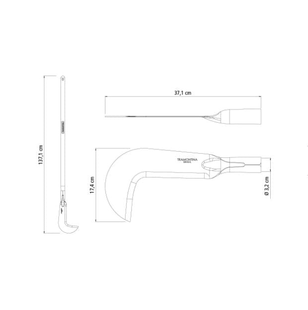 FOICE ROÇADEIRA COM CABO 110CM 77600615 TRAMONTINA