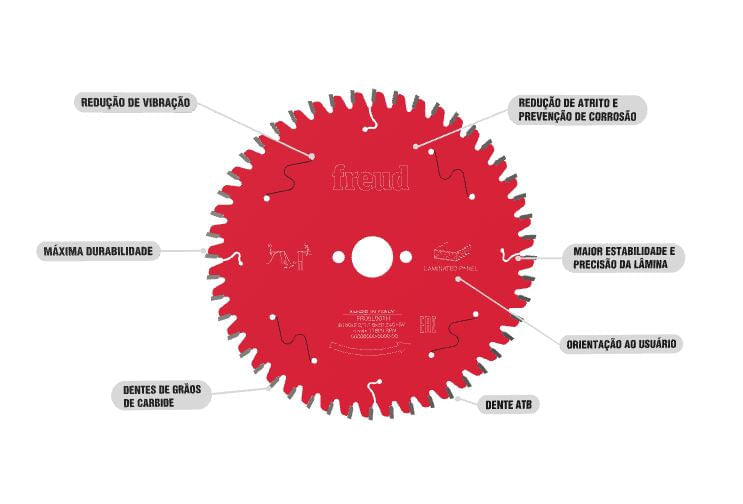 SERRA CIRCULAR 300X2,8X96 ALTERNADO FR28L001T FREUD