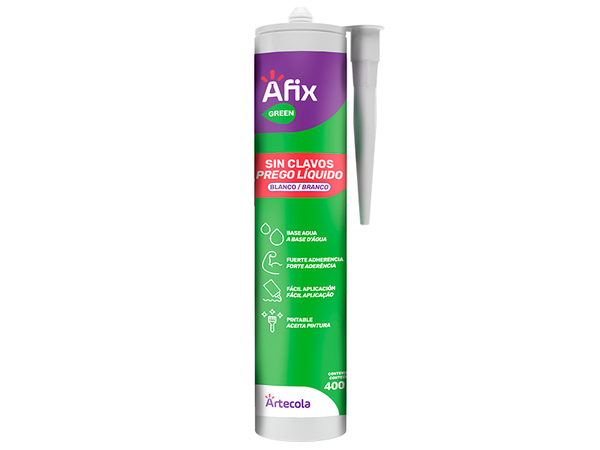 ADESIVO PREGO LÍQUIDO BRANCO 400GR AFIX