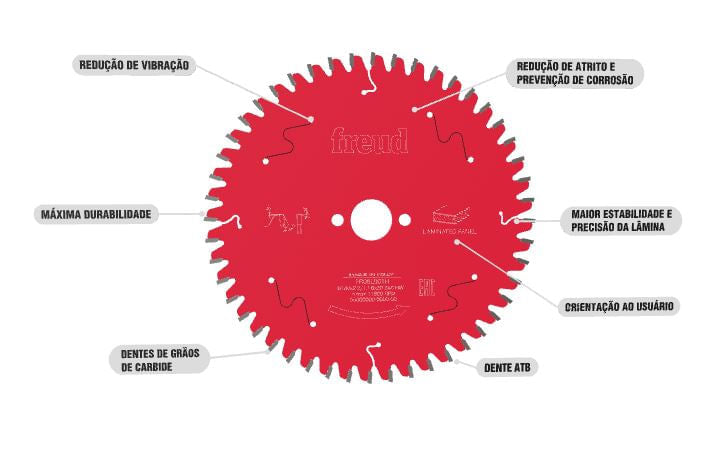 SERRA CIRCULAR 250X2,8X80 ALTERNADO FR23L001T FREUD