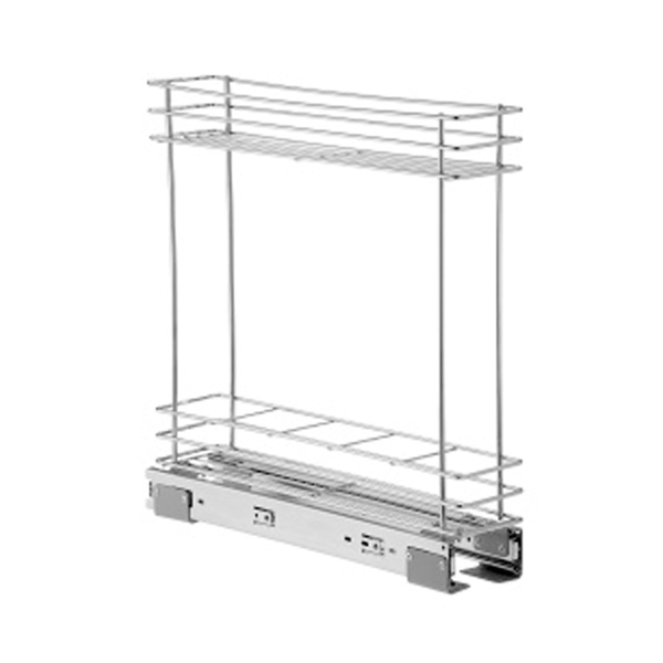 PORTA GARRAFA DUPLO SEM BLINDAGEM 230X482X455M 2057 CROMADO SCHMITT