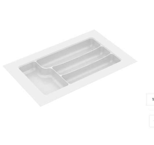 DIVISÃO DE TALHERES 285X480X50MM BRANCO BRILHANTE 023-BR CANGO