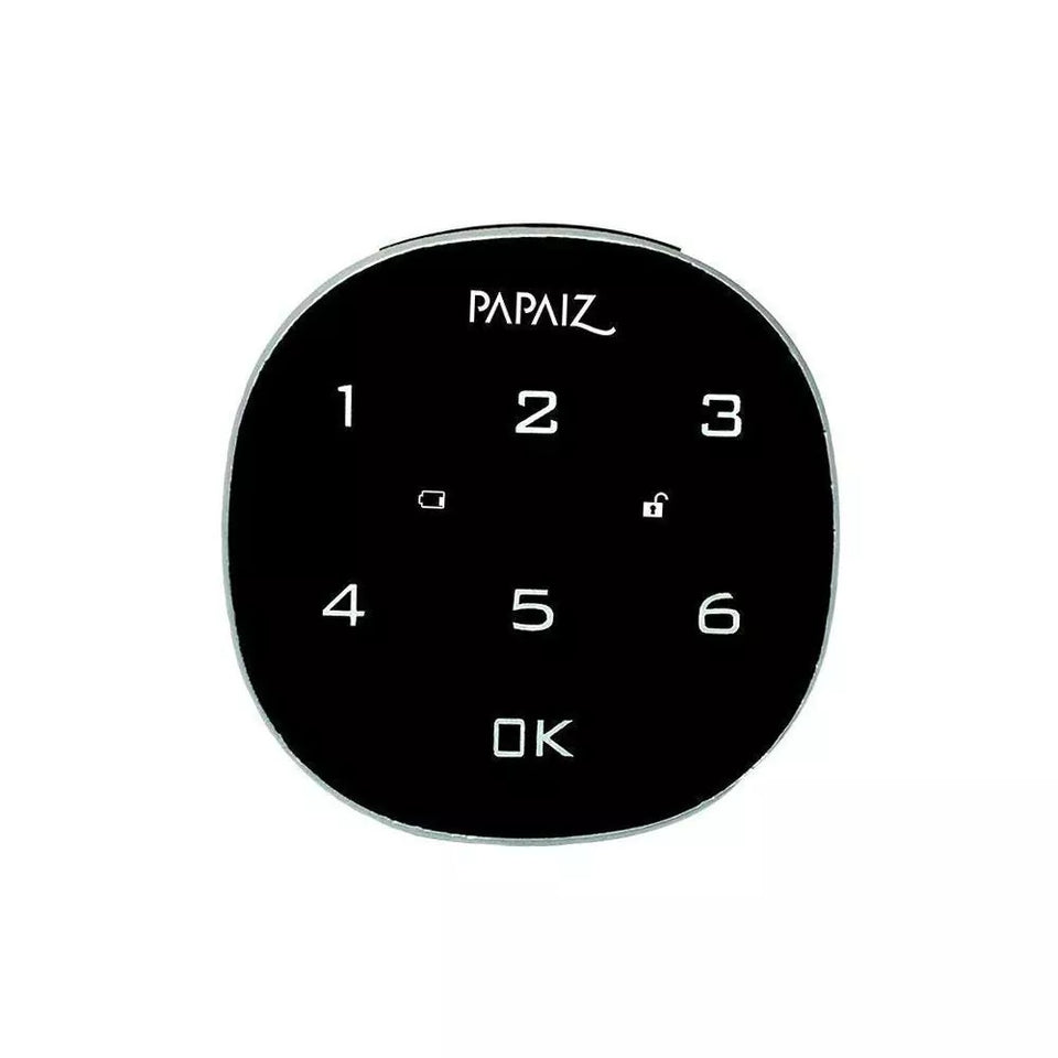 FECHADURA ELETRÔNICA PARA MÓVEIS M1602 CROMO ACETINADO PAPAIZ