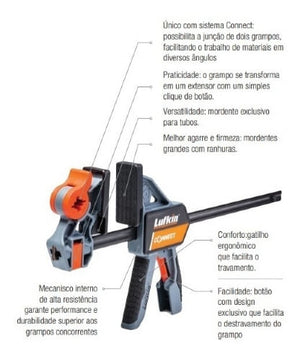 GRAMPO DE APERTO RÁPIDO 24" LUFKIN GR600L
