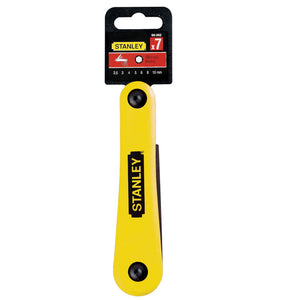 JOGO DE CHAVES HEXAGONAIS EM MILÍMETRO TIPO CANIVETE COM 07 PEÇAS 69-262 STANLEY