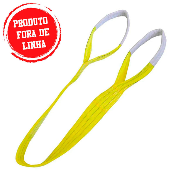 CINTA AMARELA 90MM 3TON 4MT 012463512 CARBOGRAFITE