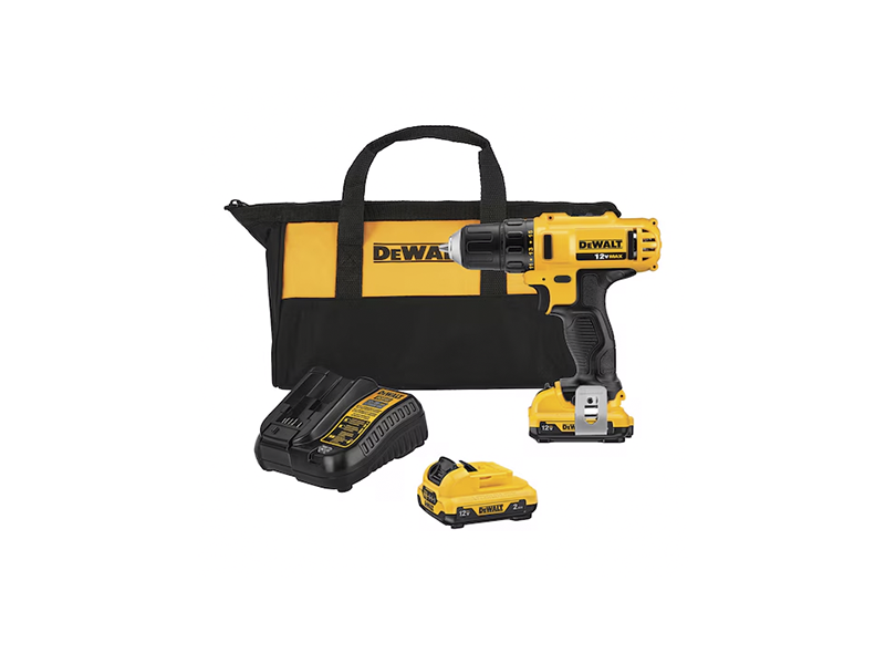 PARAFUSADEIRA/FURADEIRA 3/8" 12V MÁX ION-LÍTIO DCD710D2-BR DEWALT