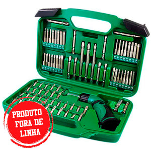 JOGO DE BITS 1/4' COM 80 PEÇAS SATA ST09326SJ