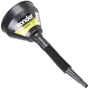 FUNIL PLÁSTICO PRETO BICO FLEXÍVEL 165MM 5167100000 VONDER