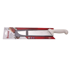 FACA PARA CARNE LÂMINA RETA 25CM KBKW203 BRANCO STARRETT