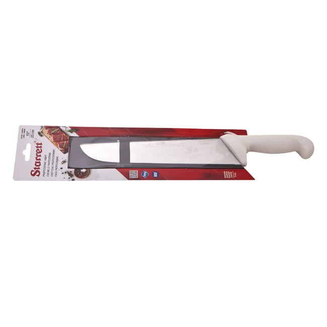 FACA PARA CARNE LÂMINA RETA 25CM KBKW203 BRANCO STARRETT