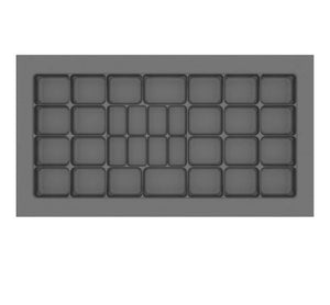 DIVISÃO PARA ROUPA ÍNTIMA 810X425 GRAFITE 367-GRAF/FLOC CANGO