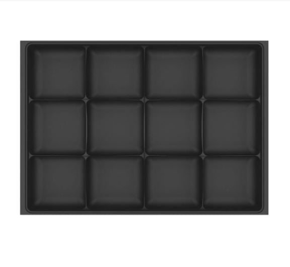 DIVISÃO PARA ROUPA ÍNTIMA 355X485 PRETO 305-PTO/FLOC CANGO