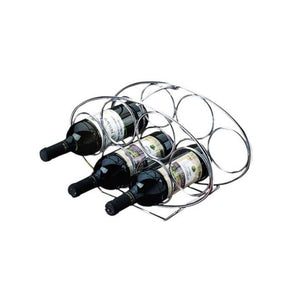 ADEGA OVAL PARA 6 GARRAFAS CROMADA 1126 SCHMITT