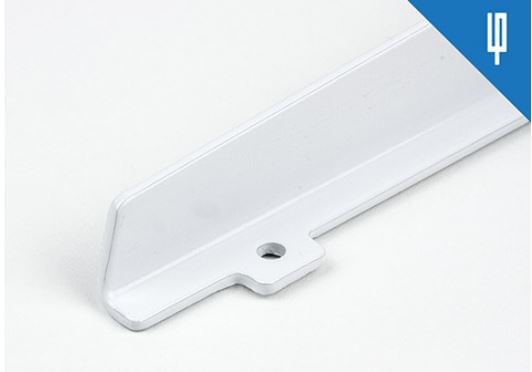 SUPORTE AÇO FICO COM ABA DIREITA 20CM BRANCO 6002210003
