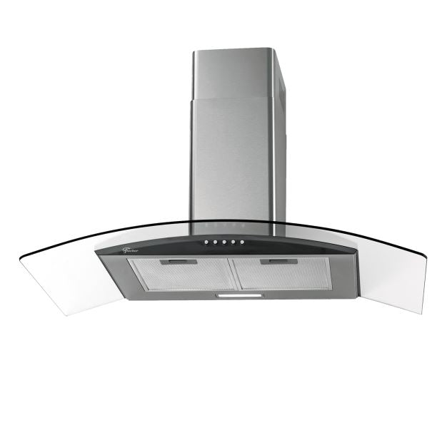 COIFA DE PAREDE FISCHER DEPURADOR OU EXAUSTOR TALENT FIT 90 CM VIDRO