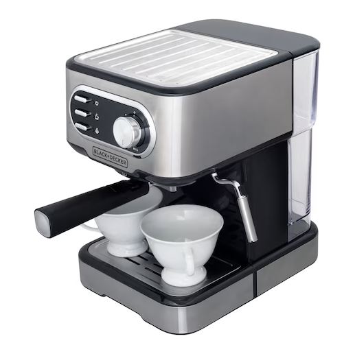 CAFETEIRA ESPRESSO MULTIFUNÇÕES GOURMAND GRIS 2X1 BLACK&DECKER