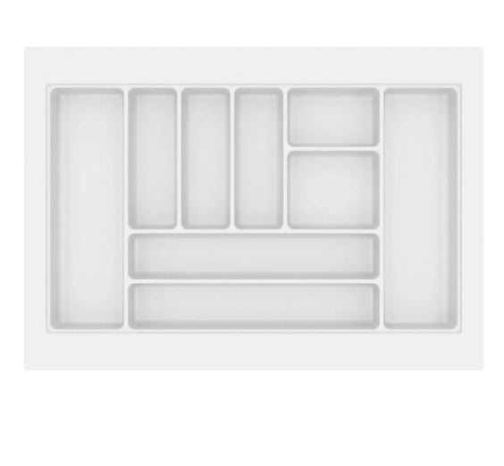 DIVISÃO DE TALHERES 725X440X50MM BRANCO 0806-BR CANGO