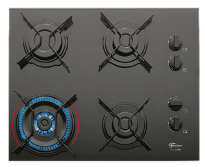 FOGÃO COOKTOP FISCHER A GÁS 4Q TRIPLA CHAMA FIT LINE MESA DE VIDRO BIVOLT 26299.57078
