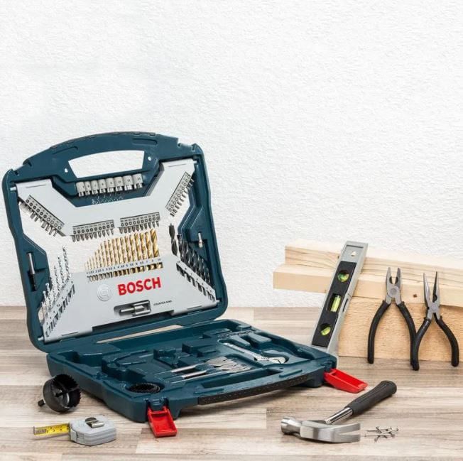 KIT X-LINE PARA PARAFUSAR E PERFURAR COM 103 PEÇAS  2607017395 BOSCH