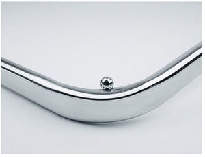 CABIDEIRO OVAL FICO 80CM CROMADO PARA TRILHO 6303040012