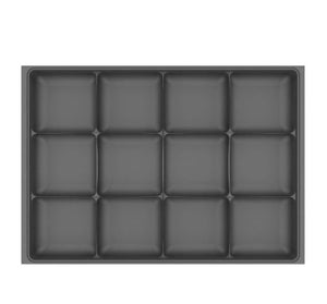 DIVISÃO PARA ROUPA ÍNTIMA 355X485 GRAFITE 305-GRAF/FLOC CANGO