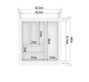 DIVISÃO DE TALHERES 425X440X50MM BRANCO 0803-BR CANGO